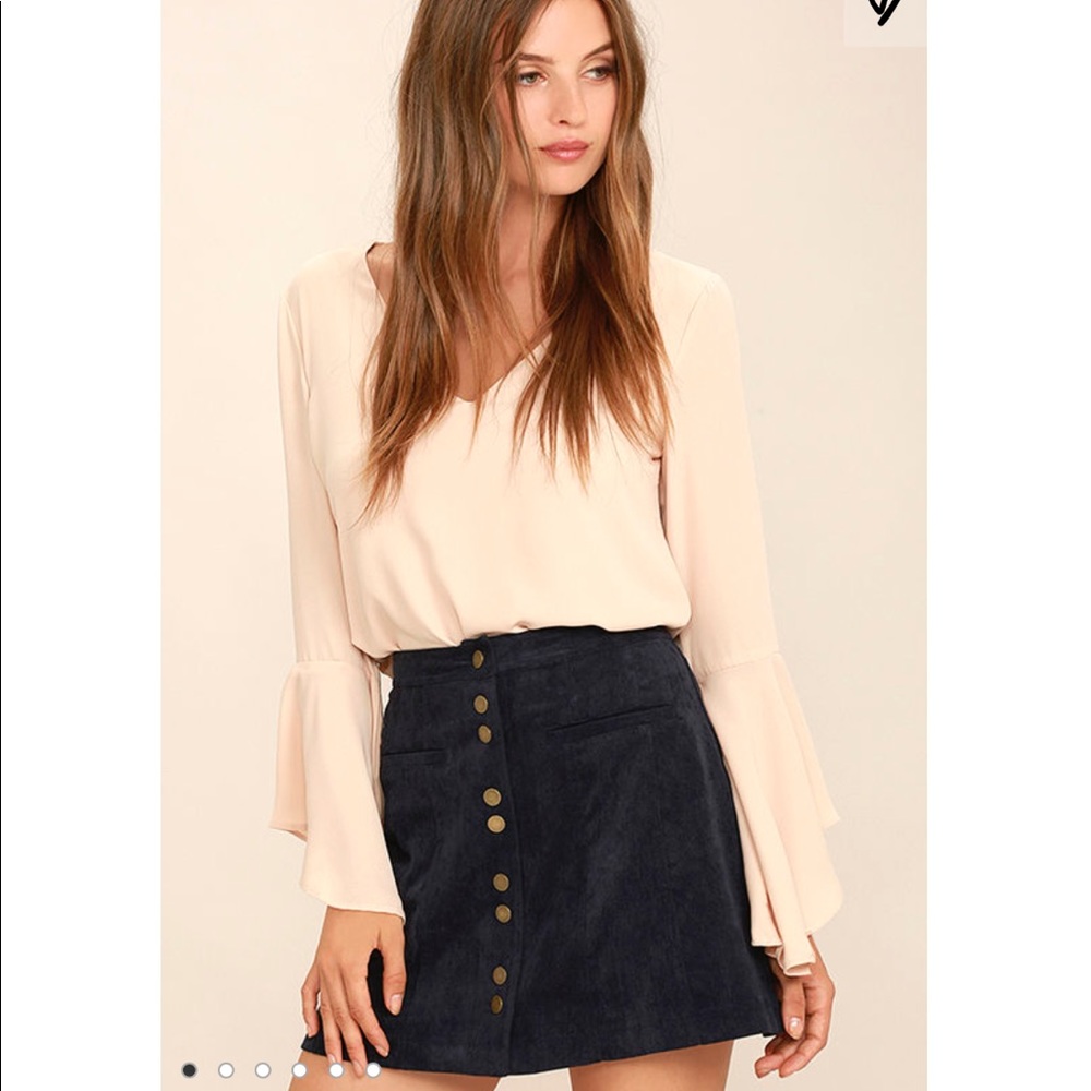 Lulu’s corduroy skirt.
